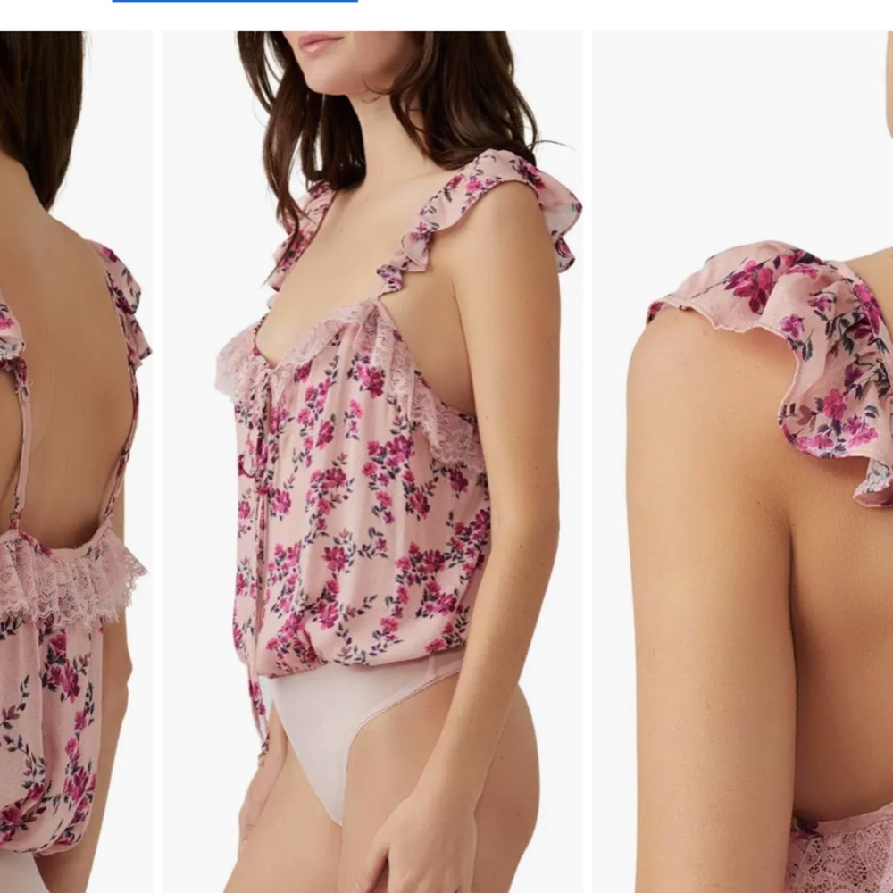 New🌸Free People Take It Away Bodysuit - Picture 3 of 4